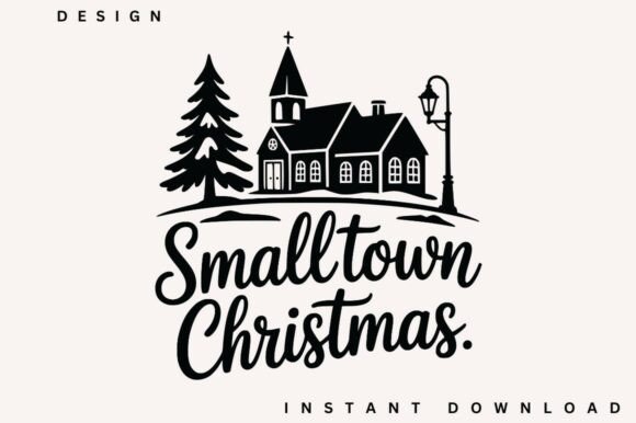 Download Small Town Christmas SVG Design - Christmas svg design Collection