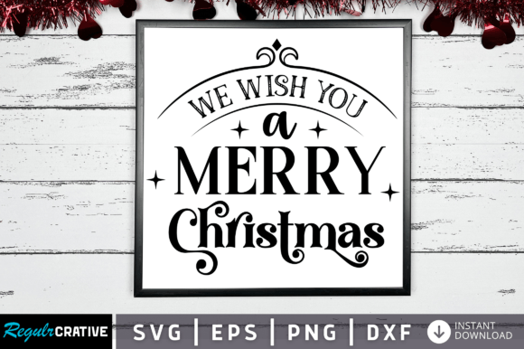 Download We Wish You a Merry Christmas SVG Design - Christmas svg design Collection
