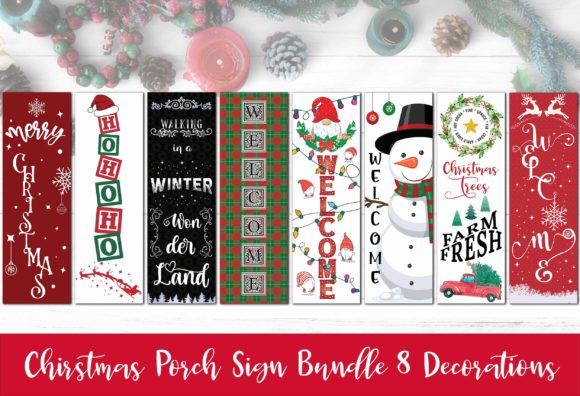 Download Christmas Porch Sign Vertical SVG Cuttin - Premium Resources