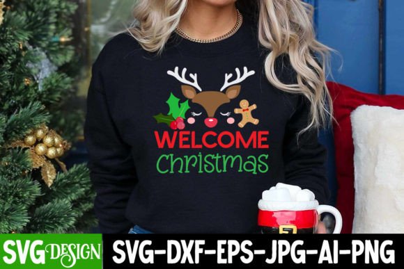 Download Welcome Christmas SVG Design - Christmas svg design Collection