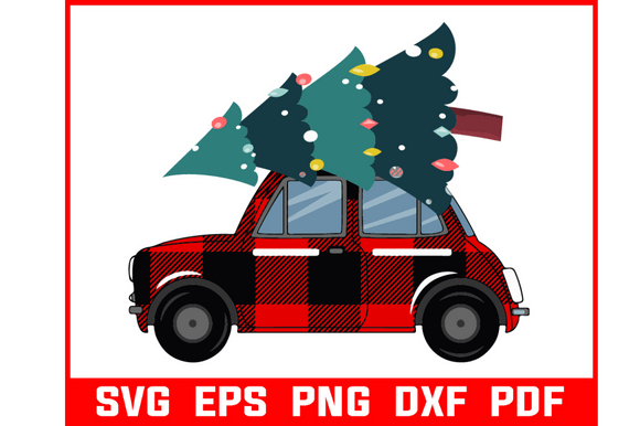 Download London Cab with Christmas Gift Svg - Christmas gift svg Collection
