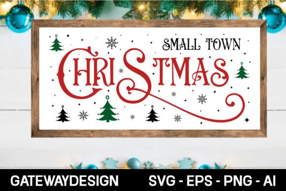 Download Small Town Christmas Svg Design - Christmas svg design Collection