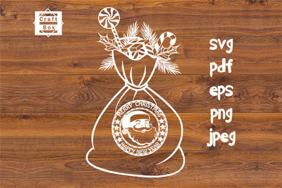 Download Santa Sack Svg, Christmas Gift Svg - Christmas gift svg Collection
