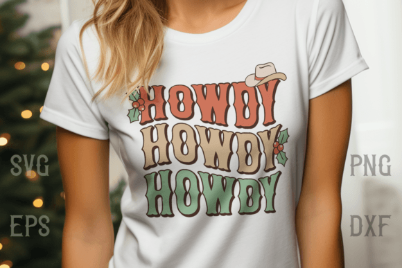 Download Howdy Retro Western Christmas SVG - Western christmas svg Collection